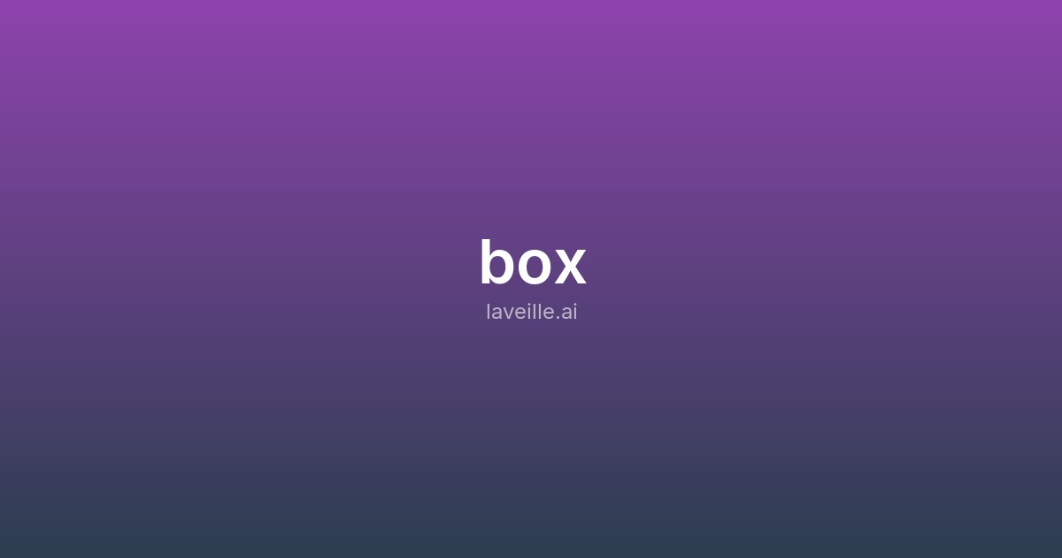 Capture d'écran de box