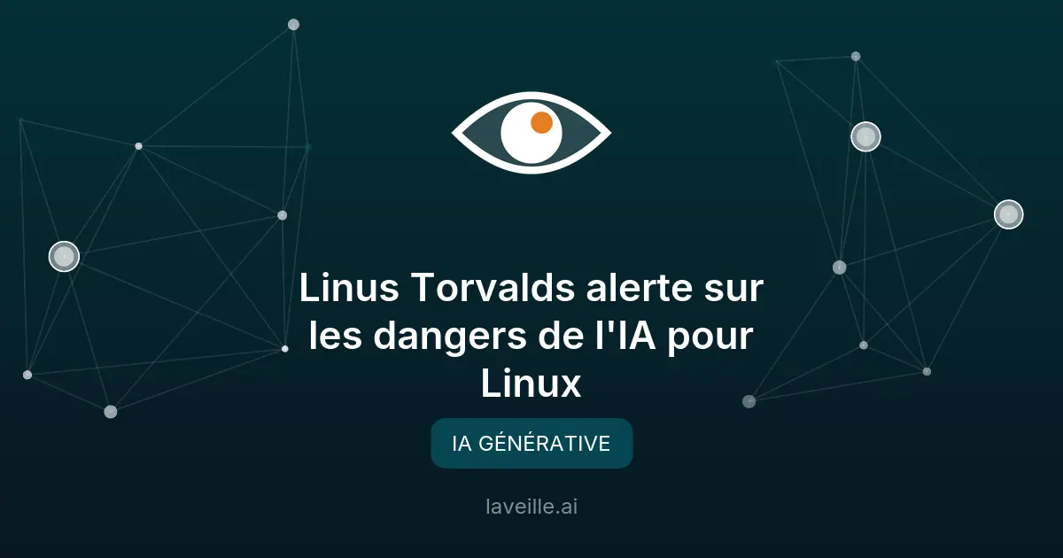 Linus Torvalds alerte sur les dangers de l'IA pour Linux