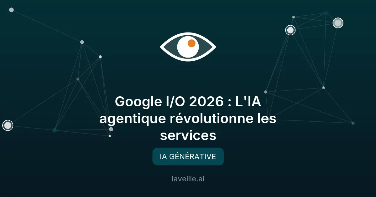 Google I/O 2026 : L'IA agentique révolutionne les services