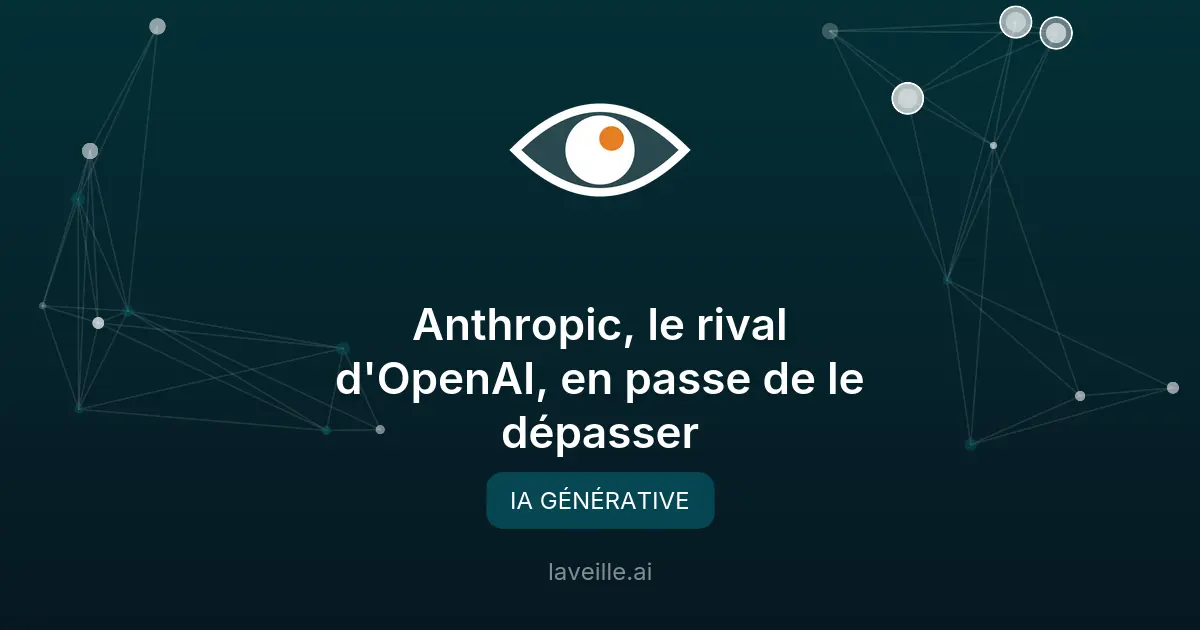 Anthropic, le rival d'OpenAI, en passe de le dépasser
