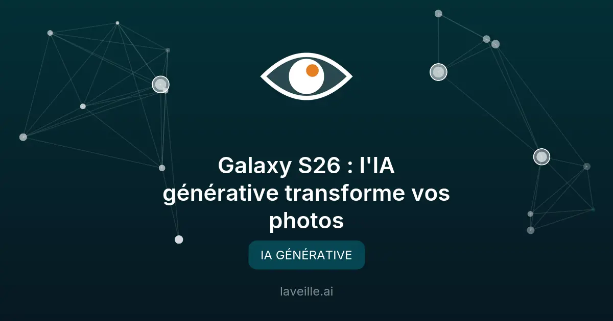 Galaxy S26 : l'IA générative transforme vos photos