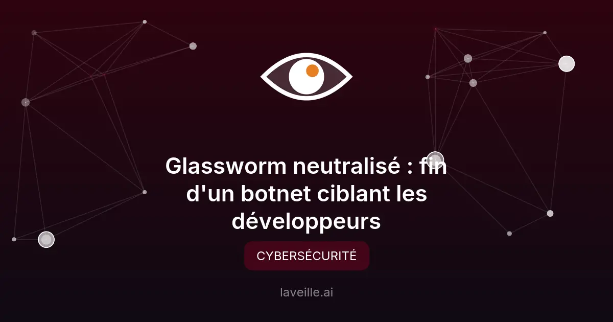 Glassworm neutralisé : fin d'un botnet ciblant les développeurs