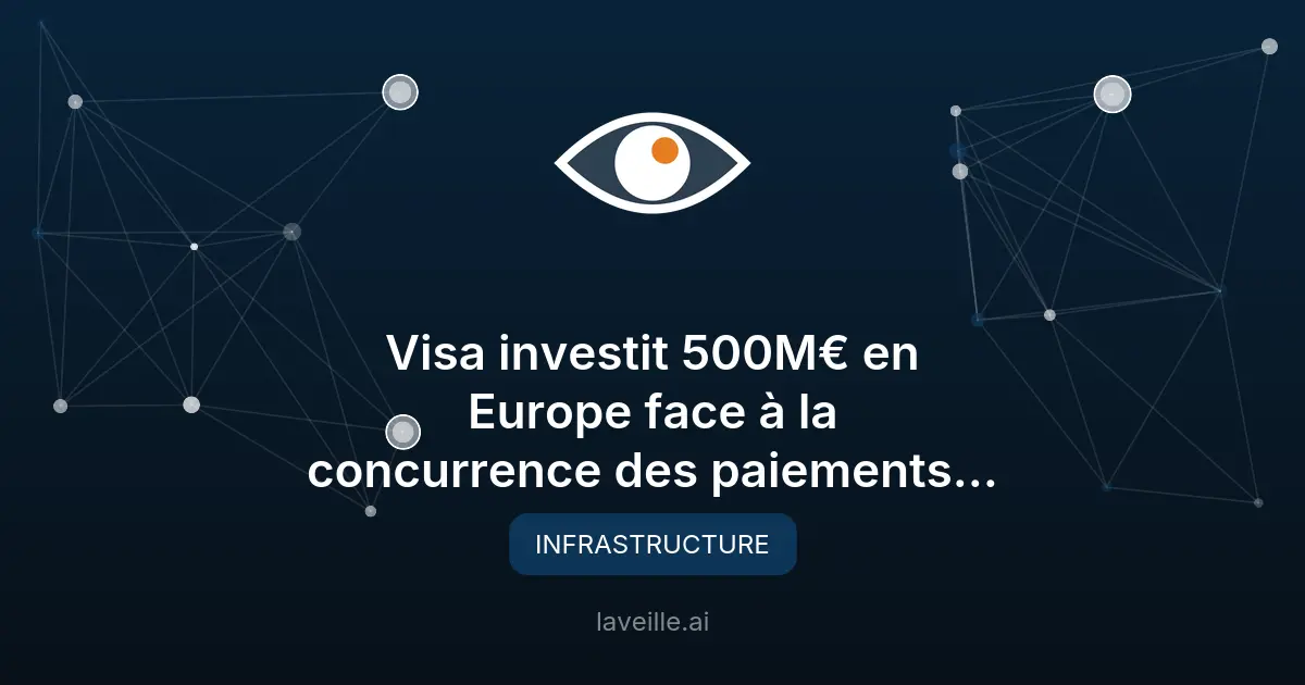 Visa investit 500M€ en Europe face à la concurrence des paiements locaux