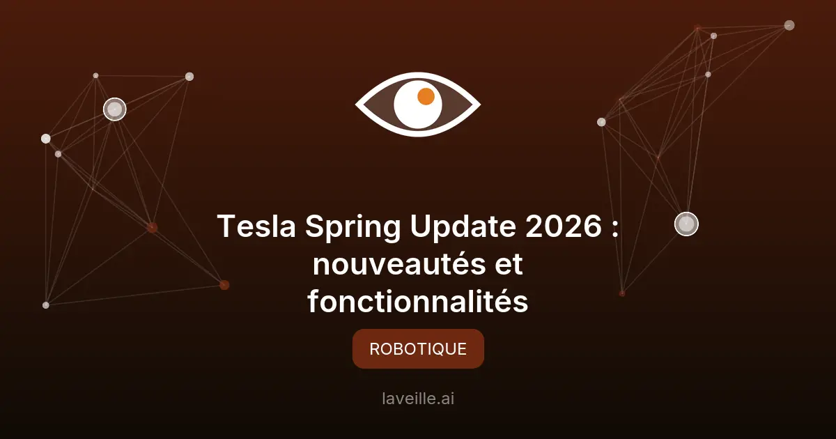 Tesla Spring Update 2026 : nouveautés et fonctionnalités