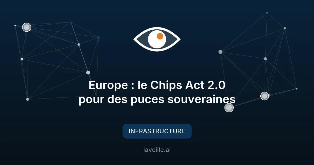 Europe : le Chips Act 2.0 pour des puces souveraines
