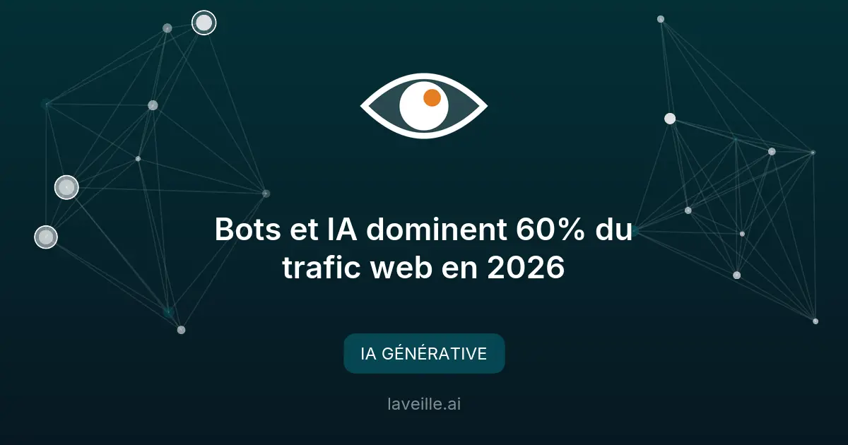 Bots et IA dominent 60% du trafic web en 2026