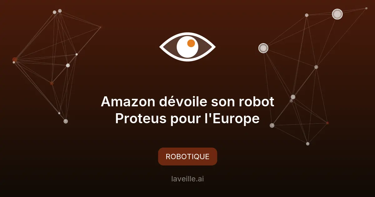 Amazon dévoile son robot Proteus pour l'Europe