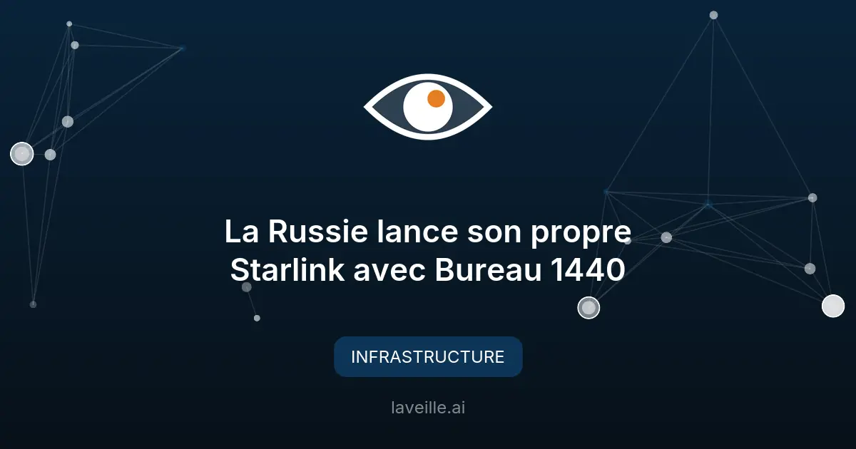 La Russie lance son propre Starlink avec Bureau 1440