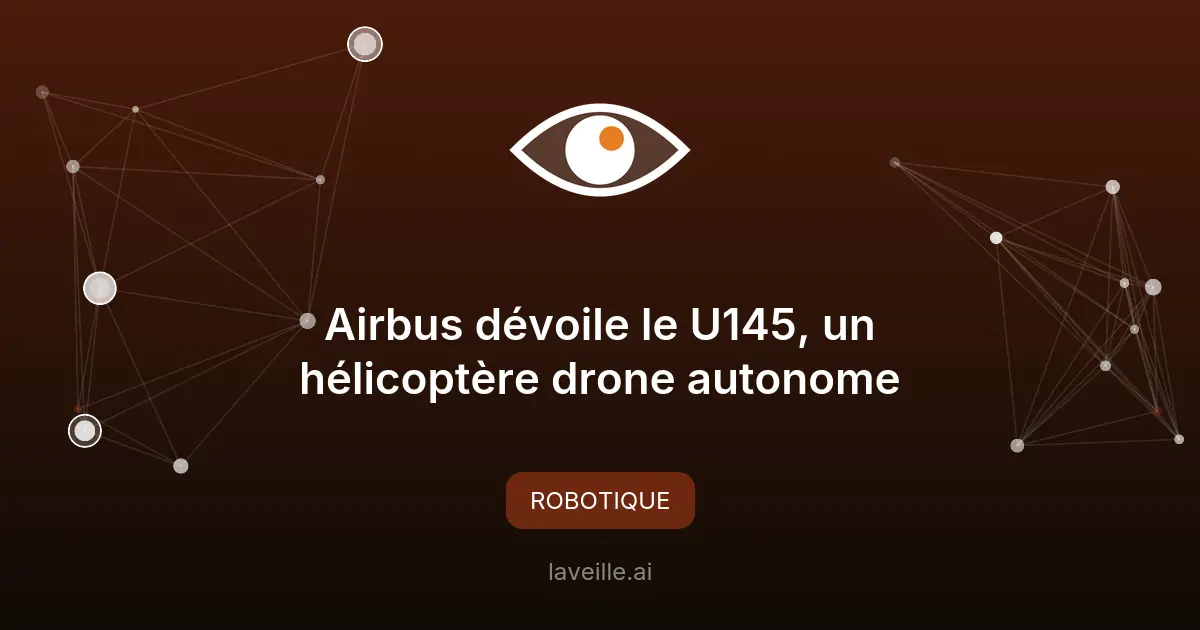 Airbus dévoile le U145, un hélicoptère drone autonome