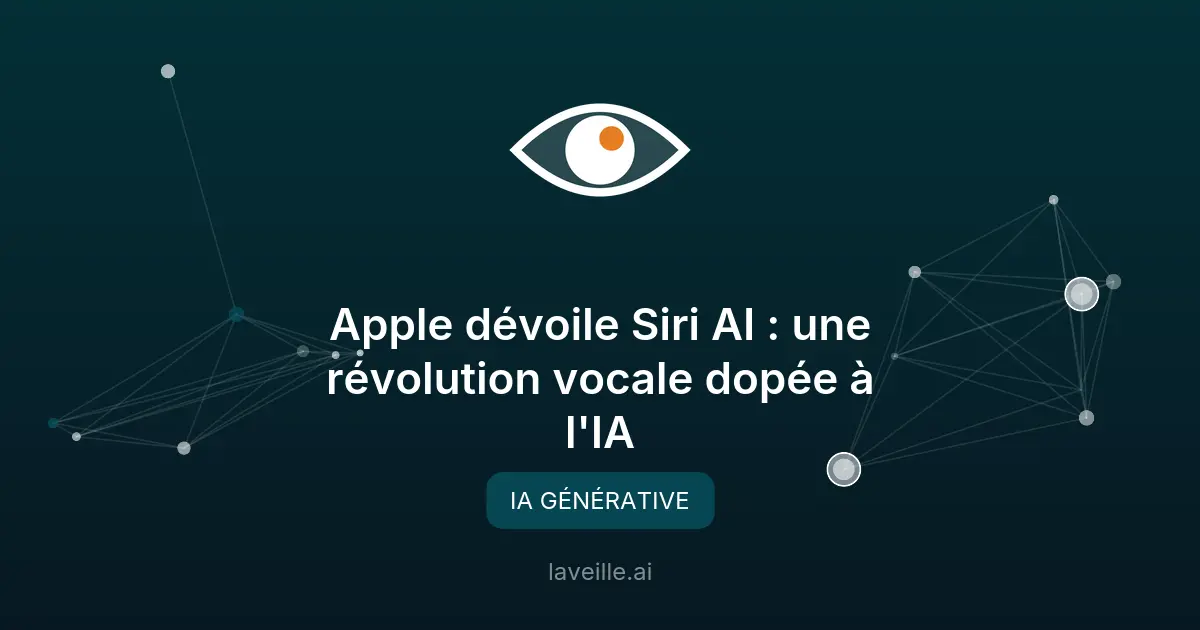 Apple dévoile Siri AI : une révolution vocale dopée à l'IA