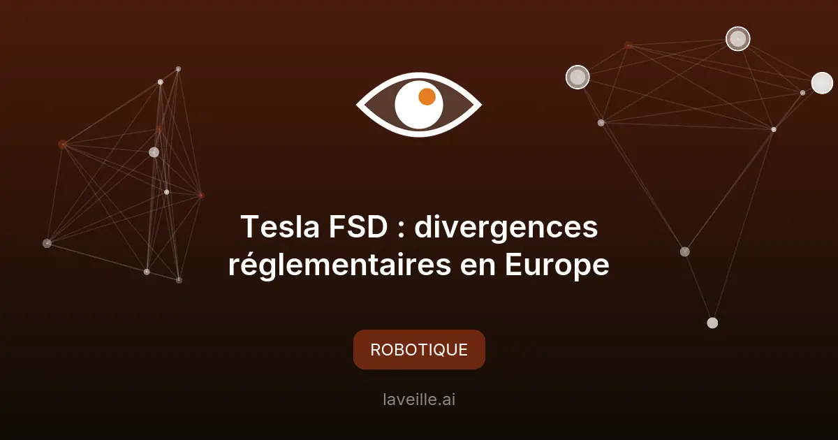 Tesla FSD : divergences réglementaires en Europe