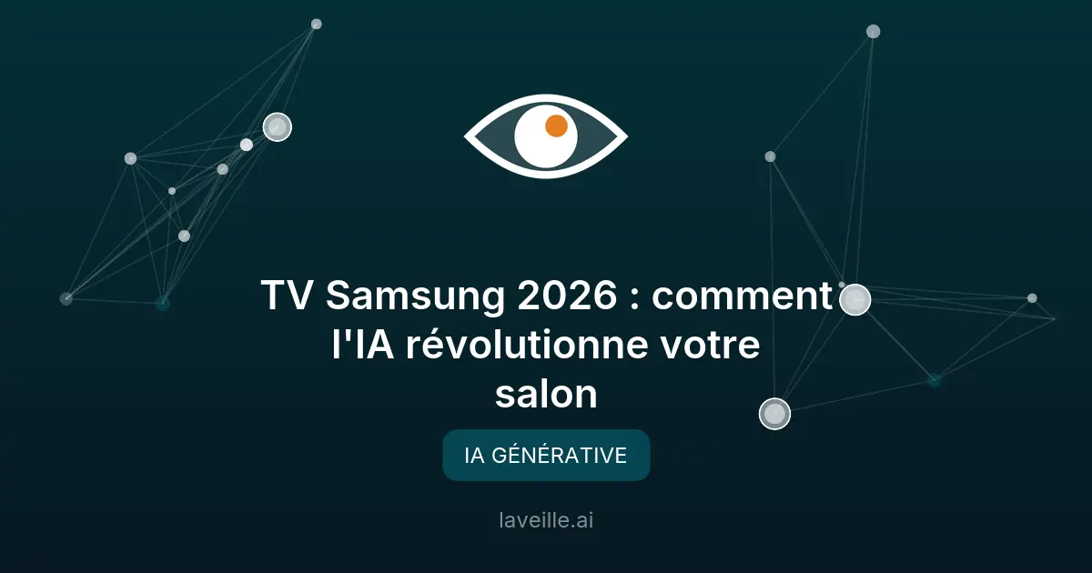 TV Samsung 2026 : comment l'IA révolutionne votre salon