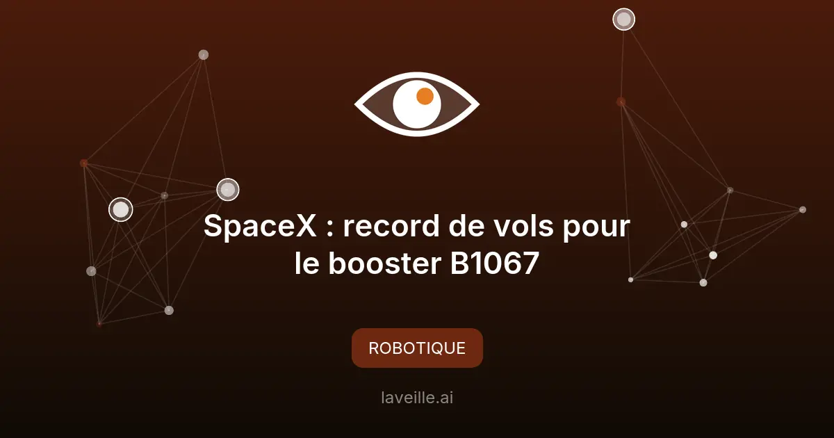 SpaceX : record de vols pour le booster B1067