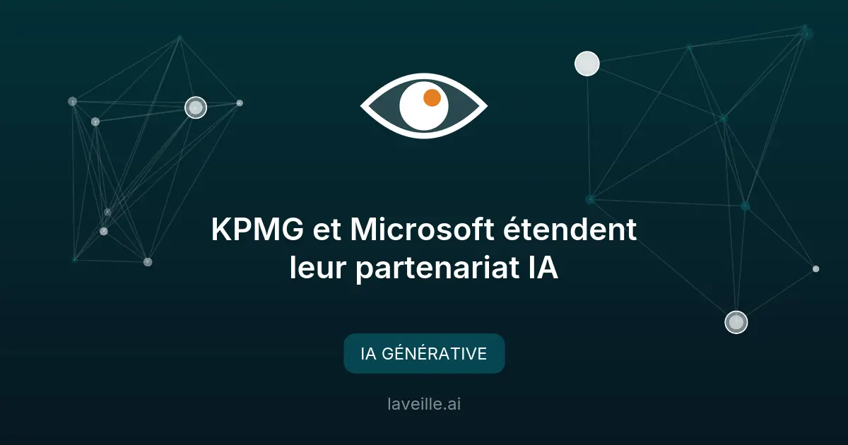 KPMG et Microsoft étendent leur partenariat IA