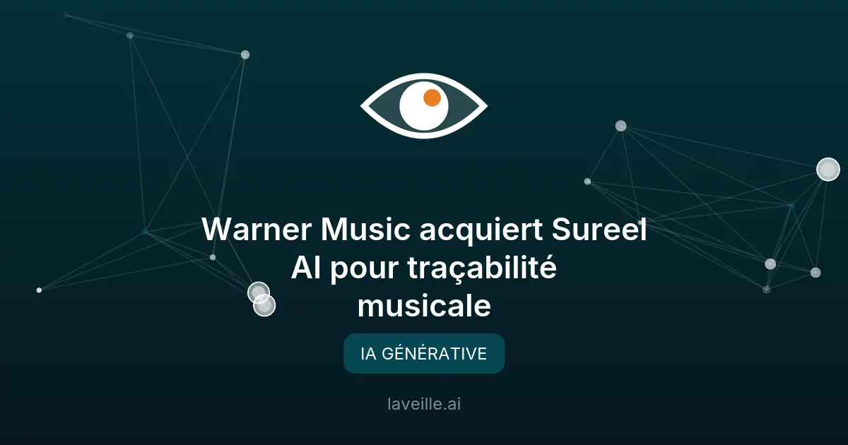 Warner Music acquiert Sureel AI pour traçabilité musicale
