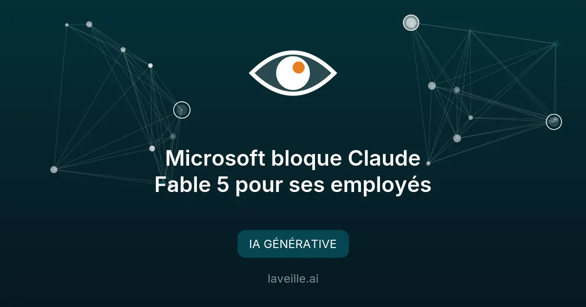 Microsoft bloque Claude Fable 5 pour ses employés