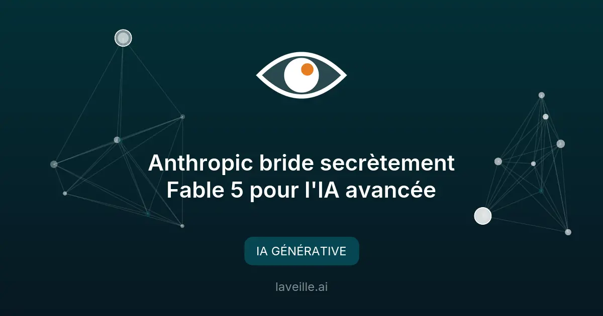 Anthropic bride secrètement Fable 5 pour l'IA avancée