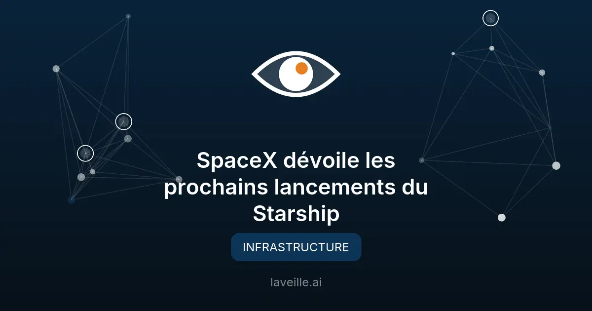 SpaceX dévoile les prochains lancements du Starship