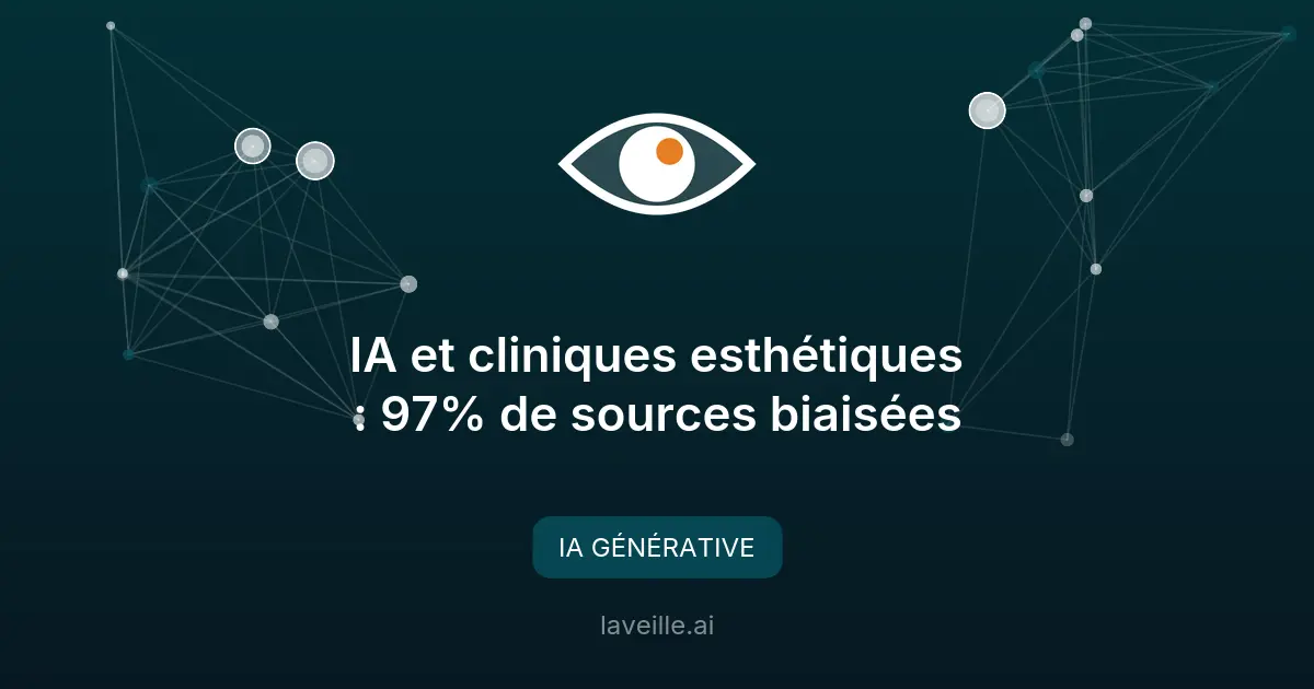 IA et cliniques esthétiques : 97% de sources biaisées