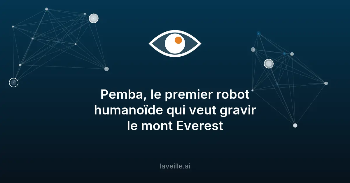 Pemba : le robot humanoïde qui vise l'Everest