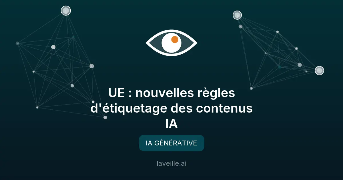 UE : nouvelles règles d'étiquetage des contenus IA