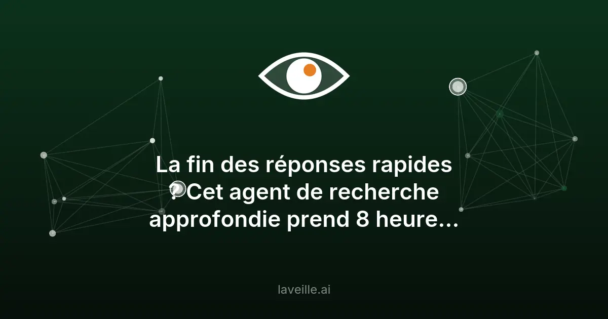Marlin : l'IA lente qui révolutionne la recherche stratégique