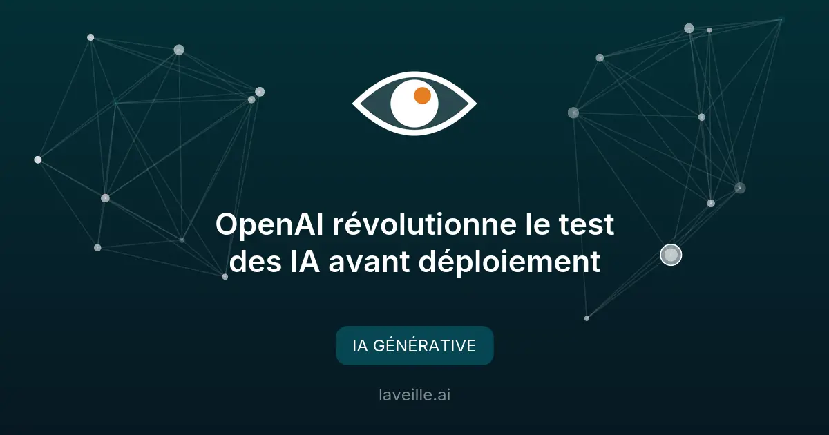 OpenAI révolutionne le test des IA avant déploiement