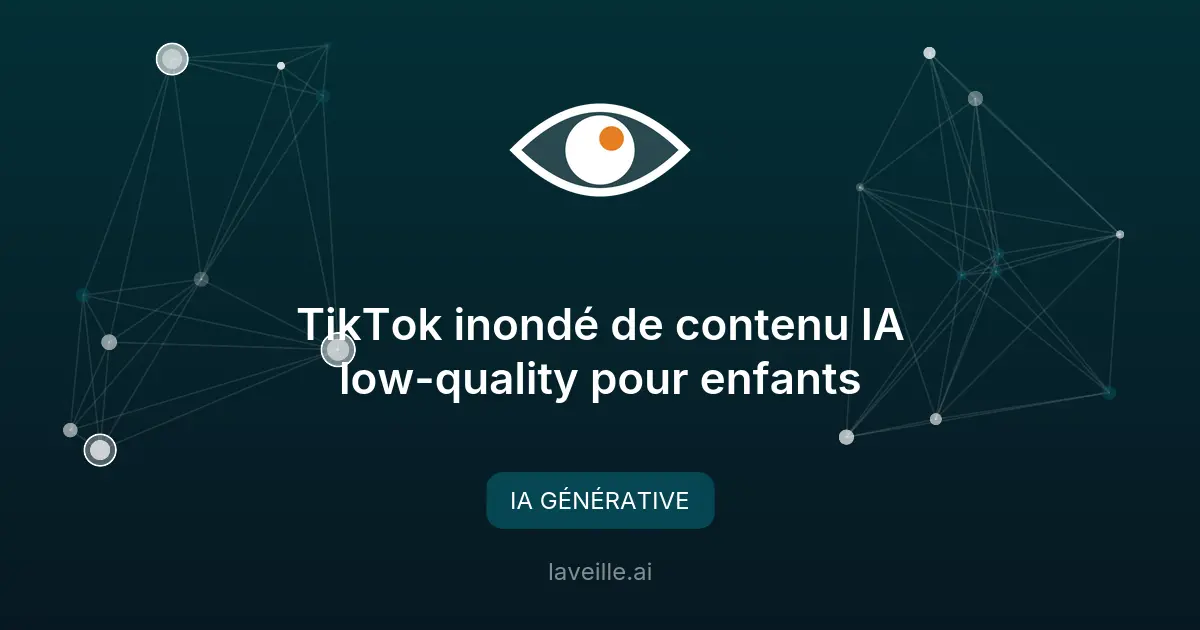 TikTok inondé de contenu IA low-quality pour enfants