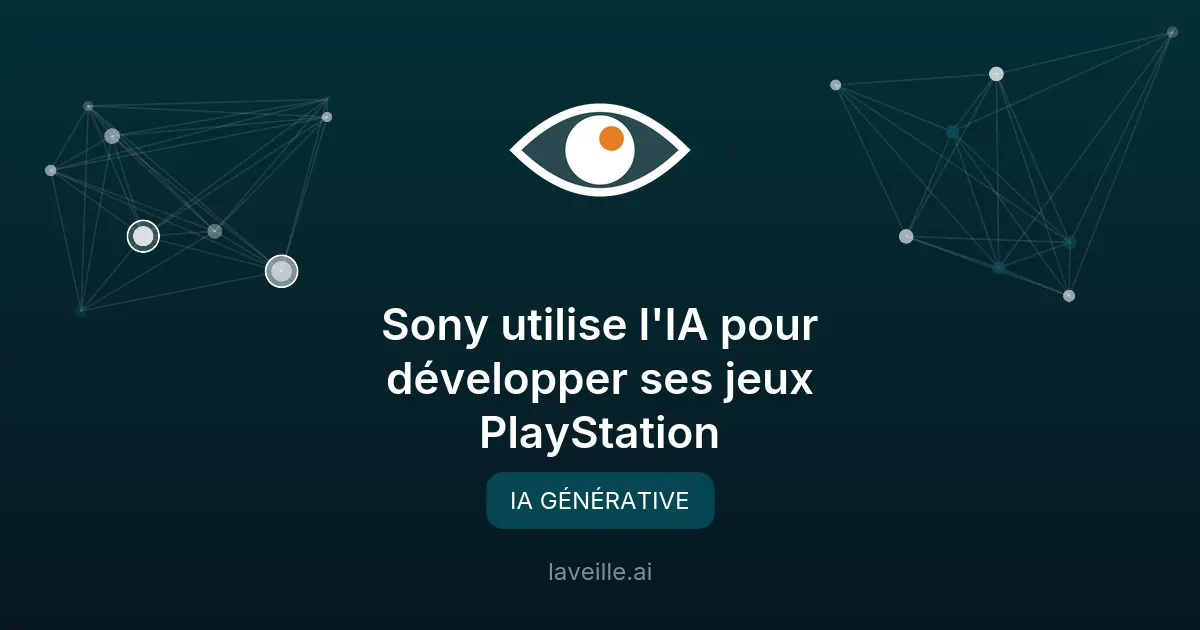 Sony utilise l'IA pour développer ses jeux PlayStation