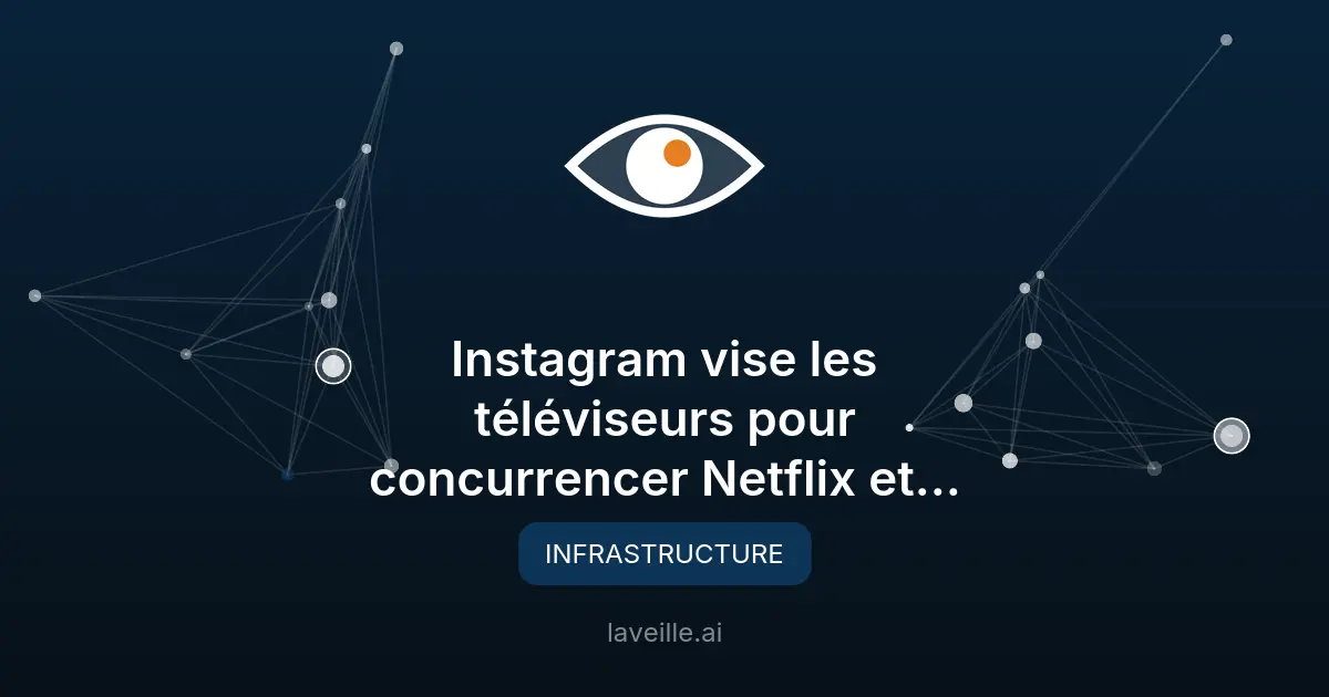 Instagram vise les téléviseurs pour concurrencer Netflix et YouTube