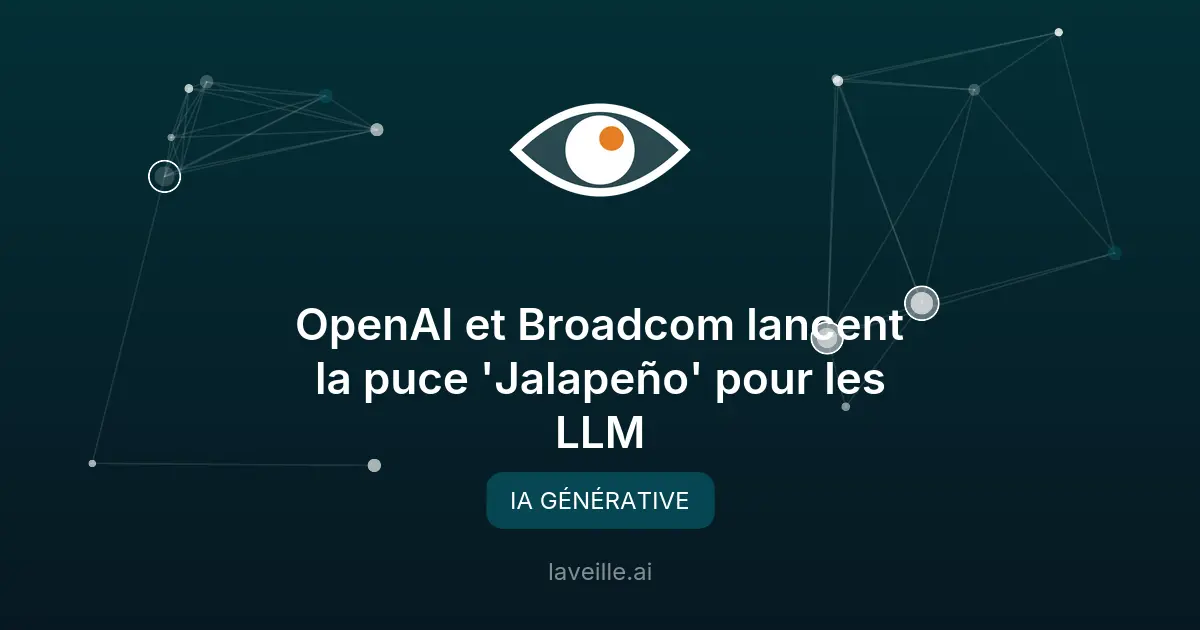 OpenAI et Broadcom lancent la puce 'Jalapeño' pour les LLM