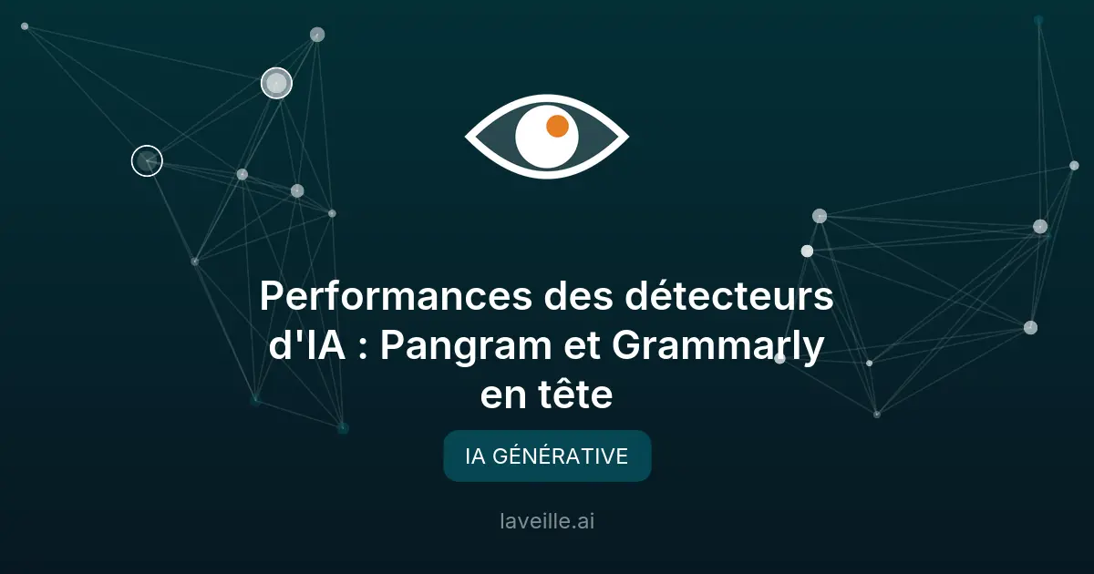 Performances des détecteurs d'IA : Pangram et Grammarly en tête