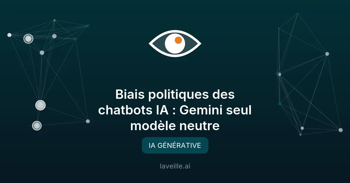 Biais politiques des chatbots IA : Gemini seul modèle neutre