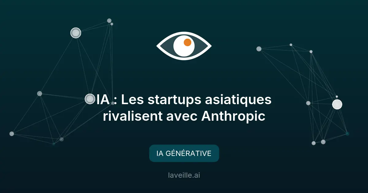 IA : Les startups asiatiques rivalisent avec Anthropic