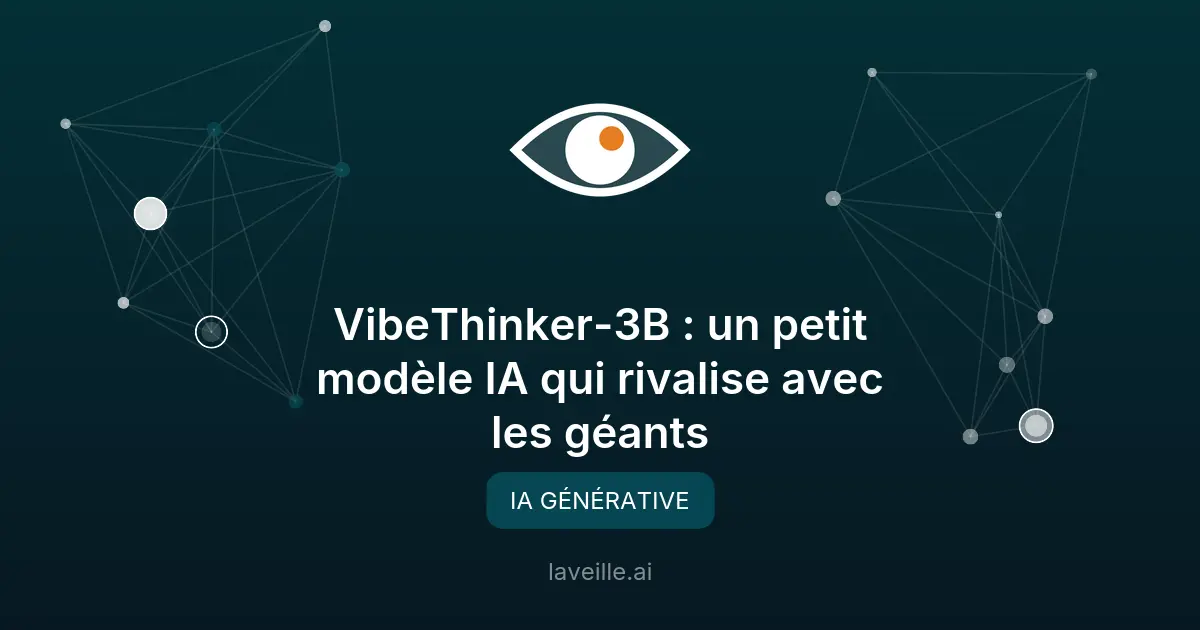 VibeThinker-3B : un petit modèle IA qui rivalise avec les géants