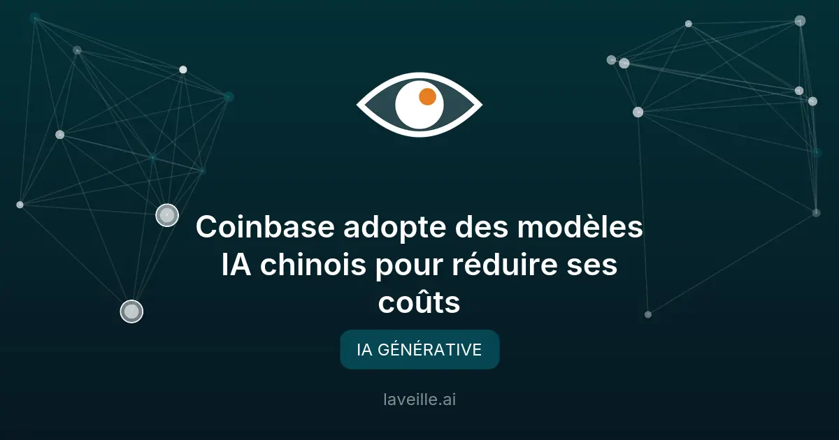 Coinbase adopte des modèles IA chinois pour réduire ses coûts