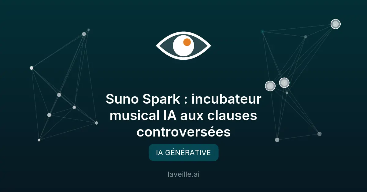 Suno Spark : incubateur musical IA aux clauses controversées