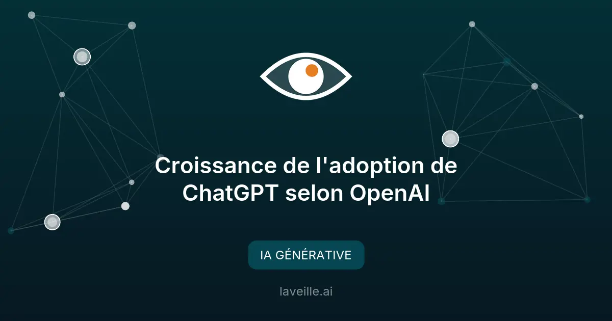 Croissance de l'adoption de ChatGPT selon OpenAI