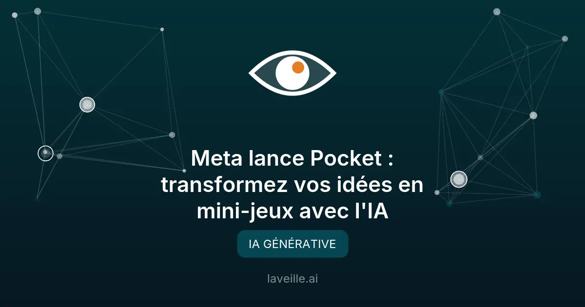 Meta lance Pocket : transformez vos idées en mini-jeux avec l'IA