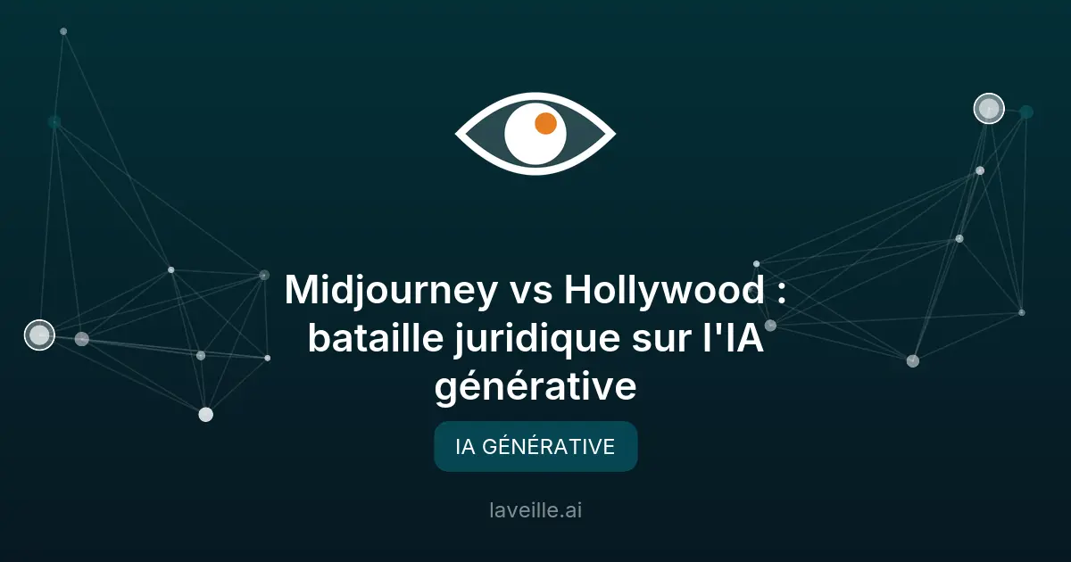 Midjourney vs Hollywood : bataille juridique sur l'IA générative