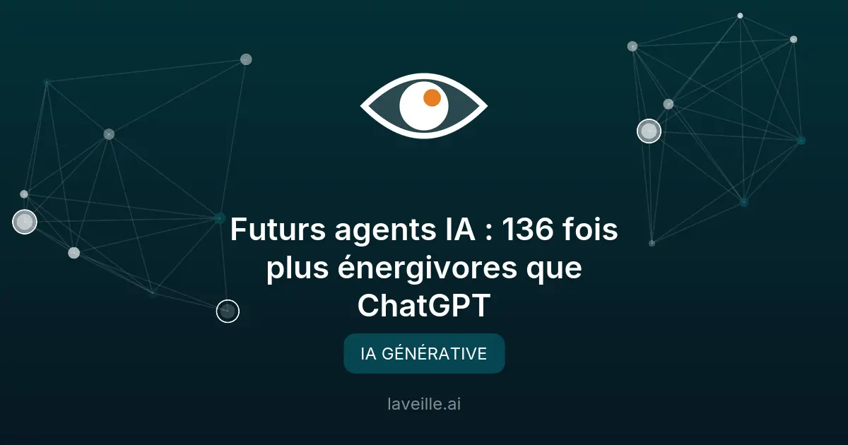 Futurs agents IA : 136 fois plus énergivores que ChatGPT