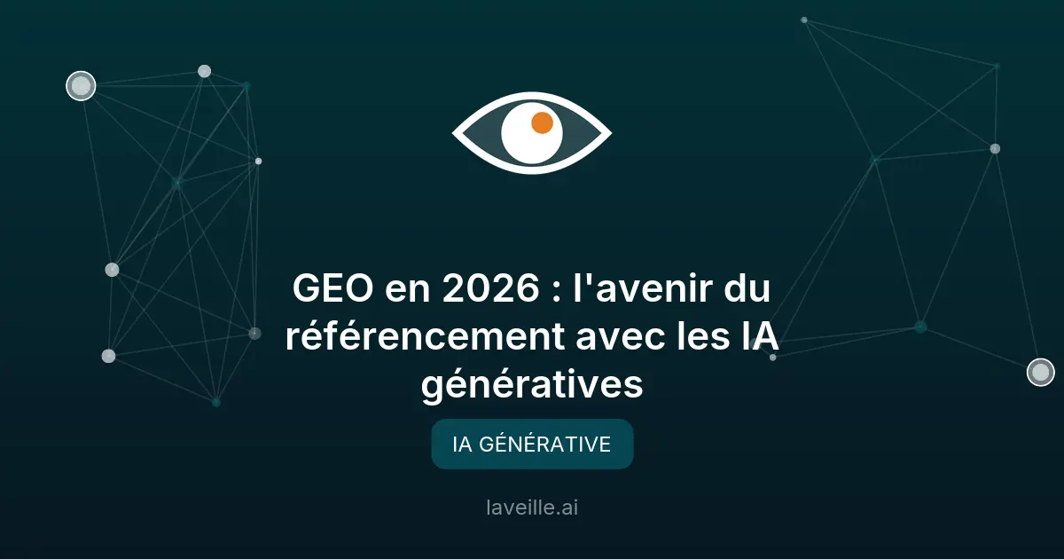 GEO en 2026 : l'avenir du référencement avec les IA génératives