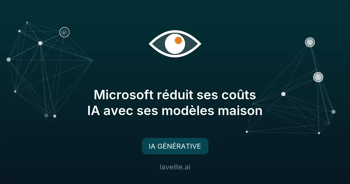 Microsoft réduit ses coûts IA avec ses modèles maison