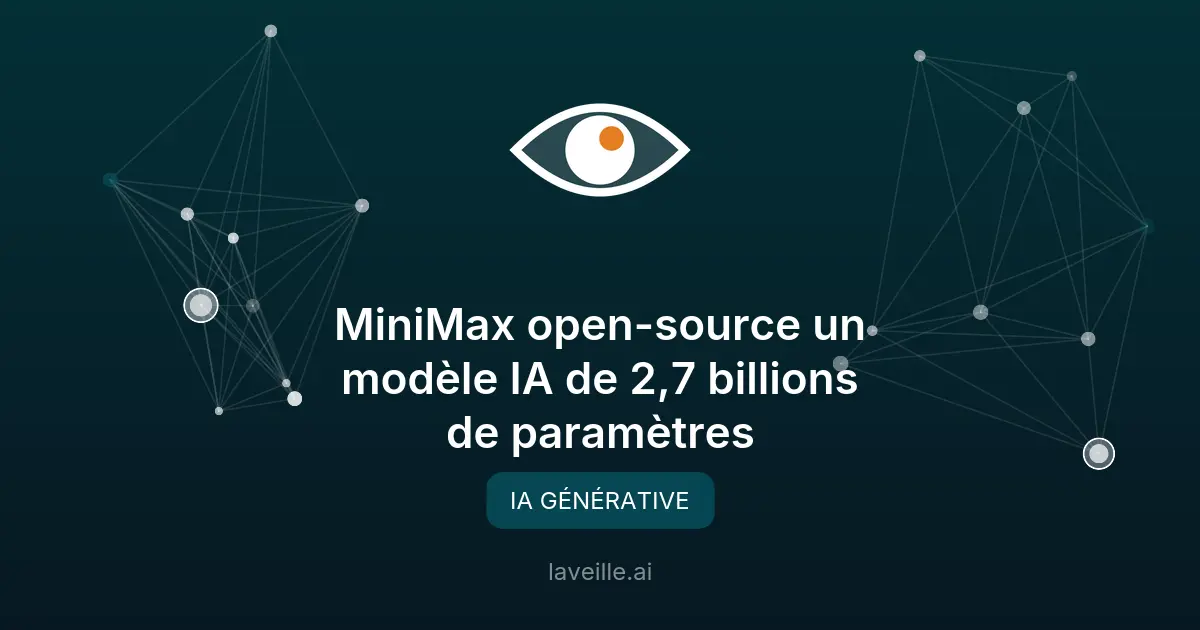 MiniMax open-source un modèle IA de 2,7 billions de paramètres