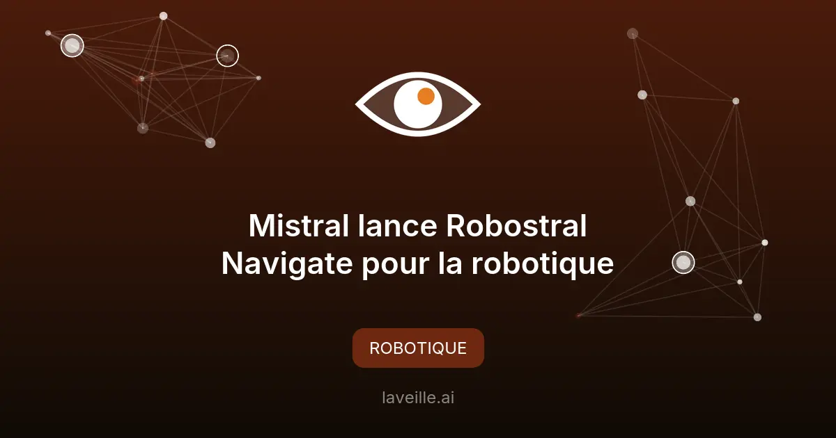 Mistral lance Robostral Navigate pour la robotique