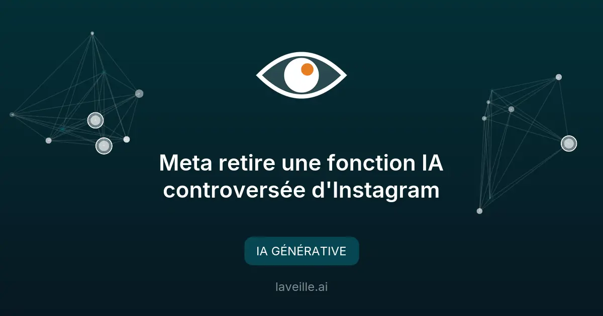 Meta retire une fonction IA controversée d'Instagram