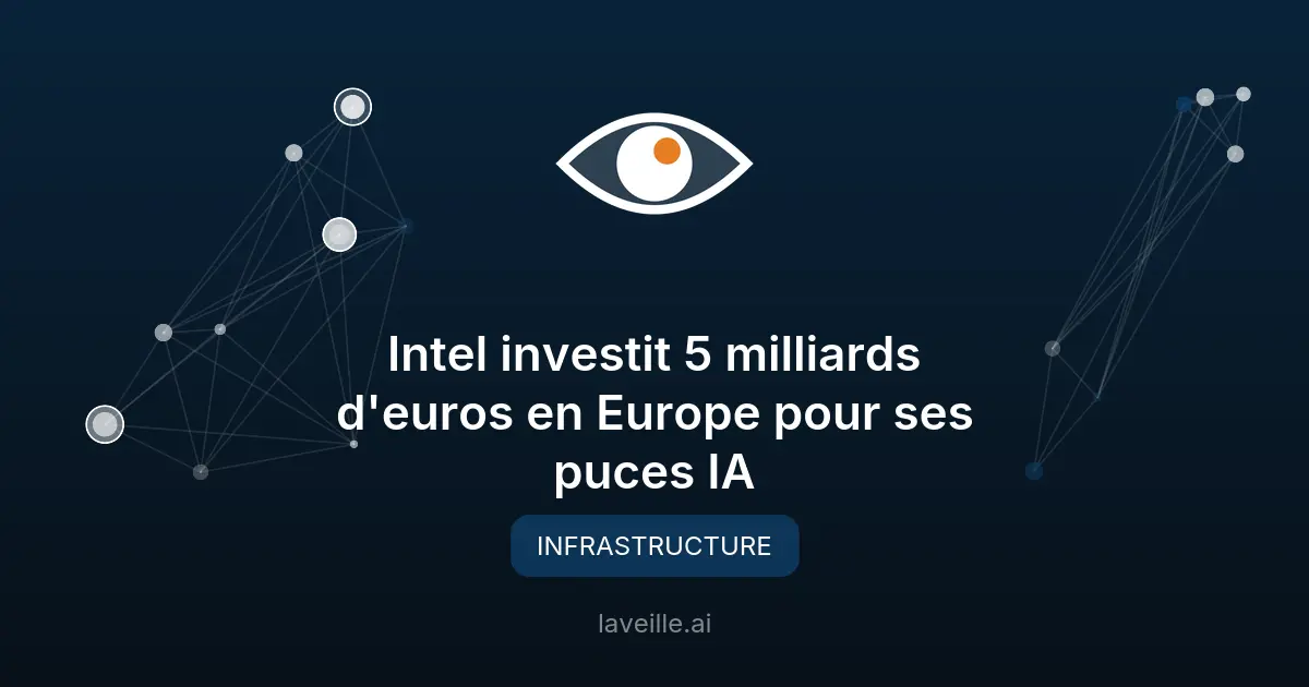 Intel investit 5 milliards d'euros en Europe pour ses puces IA