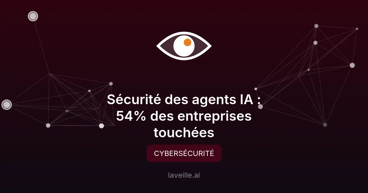 Sécurité des agents IA : 54% des entreprises touchées