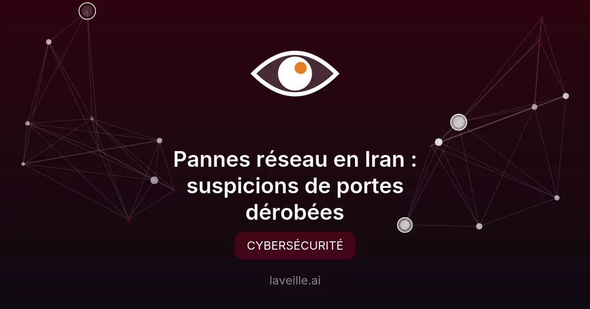 Pannes réseau en Iran : suspicions de portes dérobées