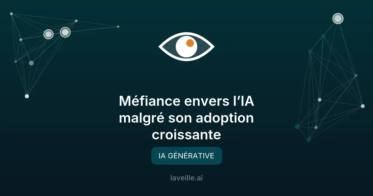 Méfiance envers l’IA malgré son adoption croissante
